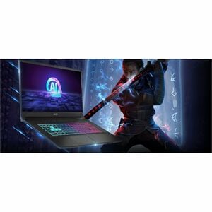 MSI Katana A17 AI B8V KATANA A17 AI B8VF-845IN 43.94 cm (17.30") Gaming Notebook - Full HD - (AMD Ryzen 7 8845HS) - 16 GB 