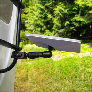 RAM Mounts Tough-Claw Mounting Adapter for Satellite Dish - 4 lb Load Capacity - Marine-grade Aluminum, High Strength Comp