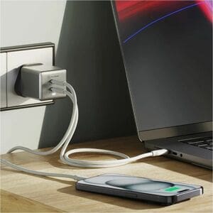 Alogic Cube 70 W AC Adapter - 1 Pack - Universal Adapter - 2 USB Type-C - For Micro USB Devices, Lightning Device, Noteboo