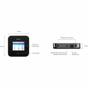 Netgear Nighthawk M7 Pro MR7400 Wi-Fi 7 IEEE 802.11be Ethernet, Cellular Wireless Router - 5G - 5G NR, LTE Cat20 - Tri Ban
