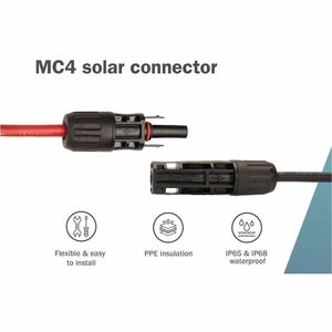 Digitus Solarmodul-Verlängerungskabel - 5 m - für Leistungswechselrichter, Solarpanel - MC4 / MC4 - 1500 V DC / 30 A, 1000