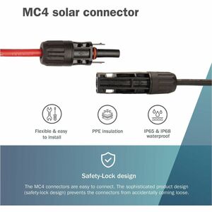 Digitus DK-SCEC66-0030. Produkttyp: Kabel, Produktfarbe: Schwarz, Rot, Kerngröße: 6 mm². Verbindungstyp: MC4, Steckverbind