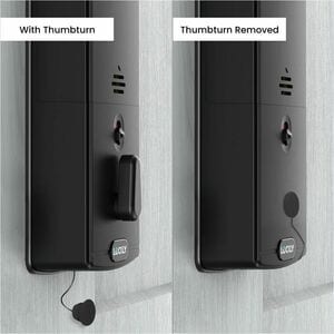 Lockly Secure Plus Childproof Edition Bluetooth Smart Lock Detachable Knob Version (Matte Black) - Childproof - Removable 