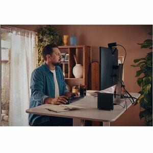 HP EliteDesk 8 G1a Desktop Computer - AMD Ryzen AI 7 350 - 64 GB - 1 TB SSD - Mini PC - Jack Black - AMD Chip - Windows 11