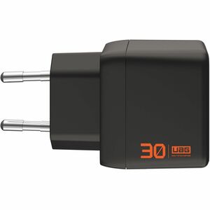 Urban Armor Gear 30 W AC Adapter - 1 USB - 1 USB Type-C - For Smartphone, Tablet, Wireless Earphone, USB Type A Device, US