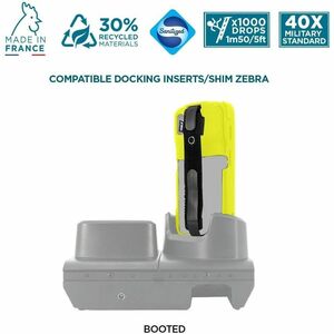 MOBILIS PROTECH Rugged Carrying Case Zebra Mobile Computer - Yellow - Drop Resistant, Shock Resistant, Scratch Resistant, 