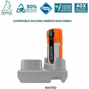 MOBILIS PROTECH Rugged Carrying Case Zebra Mobile Computer - Orange - Drop Resistant, Shock Resistant, Scratch Resistant, 