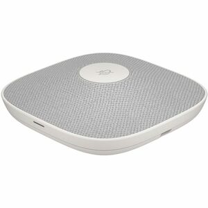 HP Poly Studio A2 White Table Microphone w/ Mounting Plate I/O cables