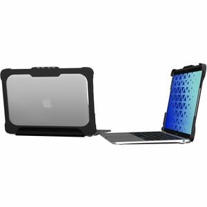 Extreme Shell-L para MacBook Air 13.6" (2022 M2) y MacBook Air 13.6 M3 (A3113) (negro/transparente)