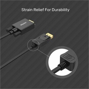 1.8m Display Port Male to VGA Male Cable Converter