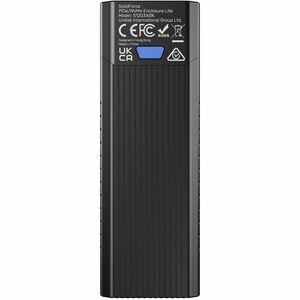 Unitek SolidForce Drive Enclosure PCI Express NVMe, M.2 - USB Type C Host Interface - UASP Support - Space Gray - 1 x SSD 