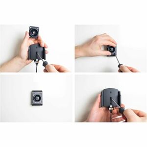 Brodit Wired Cradle for Smartphone - Charging Capability - USB Type C - Black