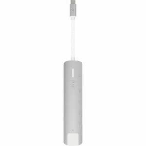 LINQ USB Type C Docking Station for Notebook, Flash Drive - Charging Capability - Off White, Space Gray - 4K @ 60Hz - 3840