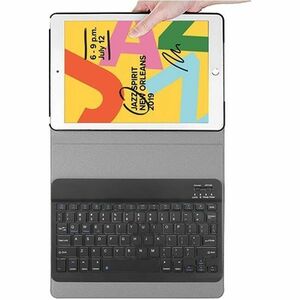 Just in Case Keyboard/Cover Case Apple iPad (7th Generation), iPad (8th Generation), iPad (9th Generation) Tablet - Spanis