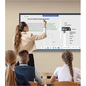 BenQ RE8604A 2184.40 mm 4K UHD LCD Collaboration Display - ARM Cortex A73 - 8 GB - Infrared (IrDA) - Touchscreen - 16:9 As