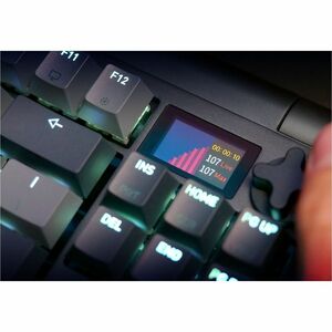 CHERRY XTRFY G80-3883 Gaming Keyboard - Tenkeyless - Wired/Wireless Connectivity - USB Type A Interface - RGB LED - Englis