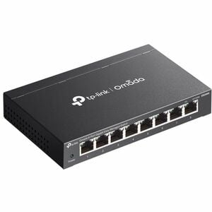 TP-Link Omada ES208G 8 Ports Manageable Ethernet Switch - Gigabit Ethernet - 10/100/1000Base-T - 2.70 W Power Consumption 
