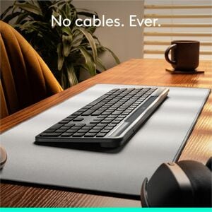 Logitech Signature Slim Solar+ keyboard for Mac, solar and artificial light powered, durable battery that lasts up to 10 y