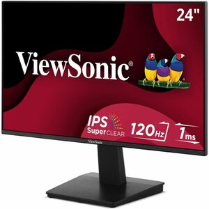 Viewsonic VA2448-MH 24 Inch Full HD 1080p IPS Monitor with 120Hz, Variable Refresh Rate, Eye Care, HDMI, and VGA Inputs fo