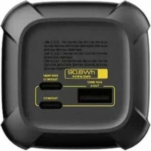 Cargador portátil Xiaomi HyperCharge - Negro - Para MacBook Pro, Smartphone - Ion Litio (Li-Ion) - 25000mAh - 212W - 6A - 