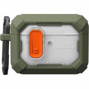 Urban Armor Gear Plasma Carrying Case Apple AirPods Pro 3 - Olive - Shock Resistant, Drop Resistant, Scratch Resistant, Sh