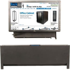 Rack Solutions Wall Mount for Keyboard - Black Powder Coat