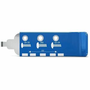 Rack Solution Cage Nut Tool - 136.5 mm Length - Stainless Steel, Plastic