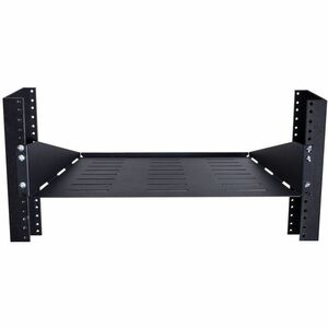 Rack Solutions 2U Rack-mountable Rack Shelf for Electronic Equipment, Storage, Monitor, Switch - 2 Post - Black - TAA Comp