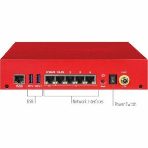WatchGuard Firebox T125 Network Security/Firewall Appliance - Policy Management - 5 Port - 2.5 Gigabit Ethernet, Gigabit E
