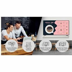 LG 55PK640S 1397 mm LCD Digital Signage Display - 16 Hours/ 7 Days Operation - High Dynamic Range (HDR) - 3840 x 2160 - 8 