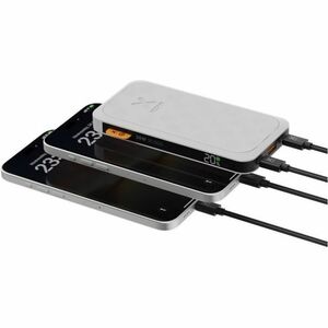 Xtorm Fuel Power Bank - Dusk White - For iPhone, Mobile Device - 1 x Type-C 18W, 1 x Type-C 20W - Lithium Polymer (Li-Poly