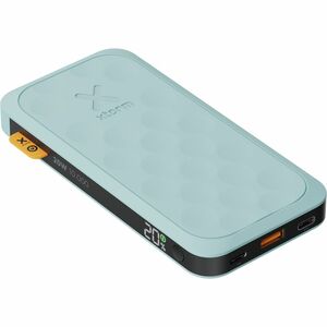 Xtorm Fuel Power Bank - Teal Blue - For iPhone, Mobile Device - 1 x Type-C 18W, 1 x Type-C 20W - Lithium Polymer (Li-Polym