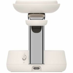 Belkin UltraCharge Pro Induction Charger - Sand - For iPhone - Input connectors: USB - Magnetic, Qi2 Certified, Adjustable