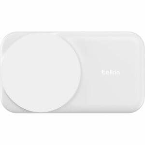 Belkin UltraCharge Induktionsladegerät - Weiß - für Qi2-fähiges Gerät, iPhone, AirPod, Smartwatch - Eingangsstecker: USB -