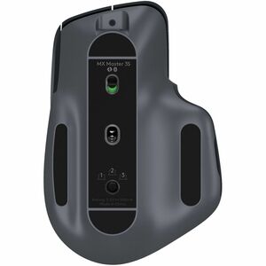 Logitech MX MASTER 3S Rato - Bluetooth/Radiofrequência - USB tipo A - 7 Taste(n) - Grafite - Sem fios - 10 m - 2,40 GHz - 