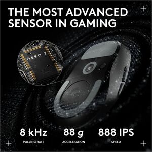 Logitech G PRO X SUPERLIGHT 2c wireless gaming mouse, 51 g pro-grade compact mouse with 5 programmable buttons, USB-C char