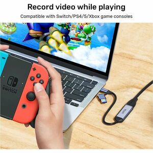 Video Capture Card (4K HDMI to USB-C/USB-A) Space Gray UNITEK Gift Box