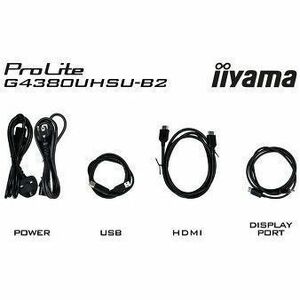 Moniteur LED de jeu iiyama G-MASTER Red Eagle G4380UHSU-B2 43" Class 4K UHD - 16:9 - Noir mat - 108 cm (42,5") Viewable - 