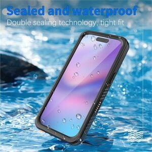 4smarts Stark Robust Tasche Apple iPhone 17 Smartphone - Transparent, Schwarz - Gummi, Polycarbonat Körper - Wasserdicht, 