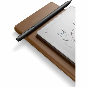 Remarkable Book Carrying Case (Folio) Digital Notepad - Brown - Dust Proof - Leather Body - 7.9" Height x 4.4" Width x 0.5