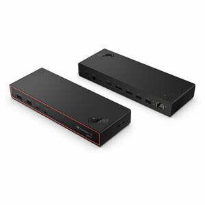 Lenovo ThinkPad Docking Station for Notebook, Monitor - Charging Capability - 135 W - Eclipse Black - 4 Displays Supported