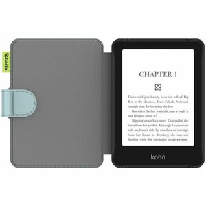 Gecko Covers Carrying Case (Book Fold) Kobo eReader - Blue - Water Resistant, Scratch Resistant, Dirt Resistant, Bump Resi
