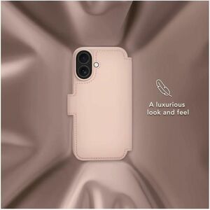 dbramante1928 ApS Lynge Carrying Case (Wallet) Apple iPhone 17 Smartphone - Pink Sand - Stain Resistant - Leather Body - 1