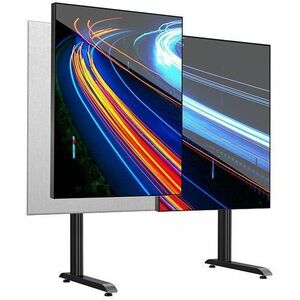 B-Tech System X BT8380-JPR Mounting Plate for Mounting Rail, Mounting Column - Black - Vertical - Steel - 1 / Pack