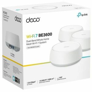 TP-Link Deco BE3600 Wi-Fi 7 IEEE 802.11 a/b/g/n/ac/ax/be Ethernet Drahtlos Router - Dualband - 2,40 GHz ISM-Band - 5 GHz U