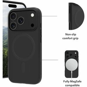 dbramante1928 ApS Greenland Pro Case for Apple iPhone 17 Pro Max Smartphone - Night Black - Impact Resistant, Anti-slip, D