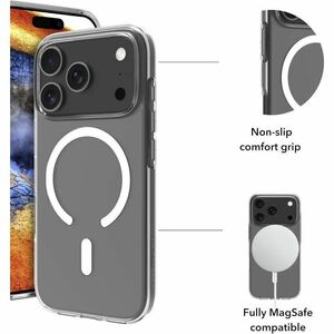 dbramante1928 ApS Greenland Pro Case for Apple iPhone 17 Pro Smartphone - Clear - Impact Resistant, Anti-slip, Drop Resist