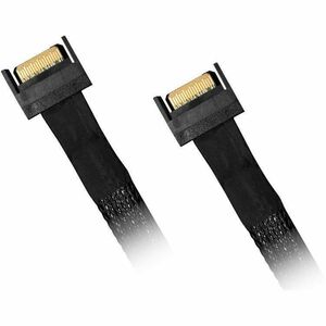 Icy Dock MCIO 8i SFF-TA-1016 to 2x MCIO 4i SFF-TA-1016 Cable - 0.5M - 1.64 ft MCIO Data Transfer Cable for NVMe Controller
