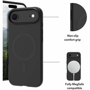 dbramante1928 ApS Greenland Pro Case for Apple iPhone Air Smartphone - Night Black - Impact Resistant, Anti-slip, Drop Res