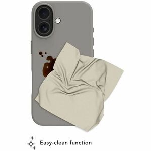 dbramante1928 ApS Roskilde Case for Apple iPhone 17 Smartphone - River Stone - Soft-touch - Stain Resistant, Scratch Resis